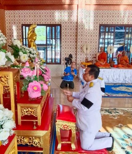 🐘พช.ลำทับ ร่วมพิธีทำบุญตักบาตร เนื่องในวันแม่แห่งชาติ ประจำปี 2569